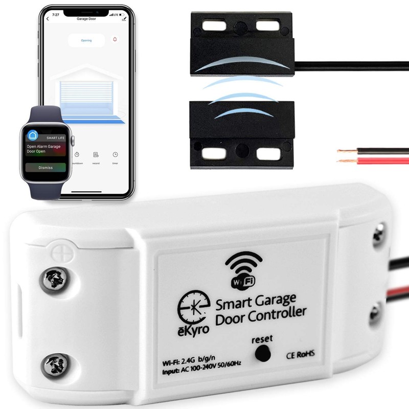 Smart Garage Door Opener - Voice & Mobile Control with No Monthly Fees Included gallery