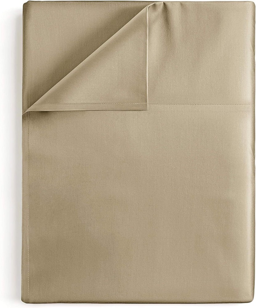 Hotel Luxury Single Flat Sheet Only, Soft Microfiber Top Sheet by CGK Linens