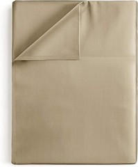 Hotel Luxury Single Flat Sheet Only, Soft Microfiber Top Sheet by CGK Linens