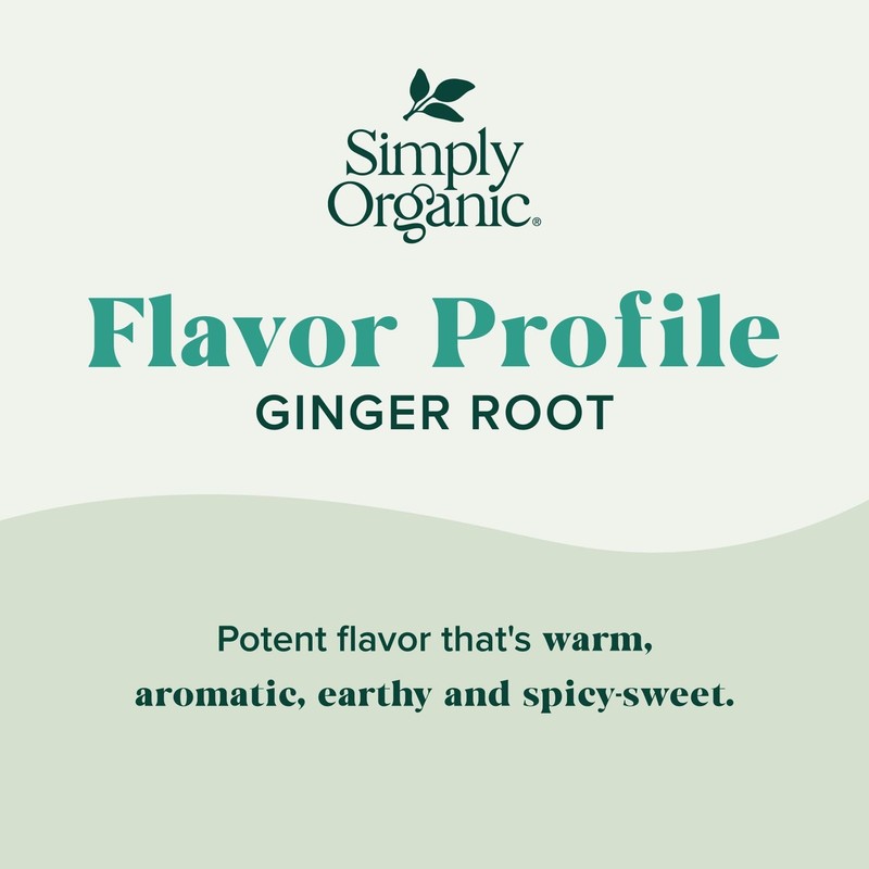 Simply Organic Ground Ginger Root, 1.64 Ounce, Non ETO, oz (Pack of 1) gallery