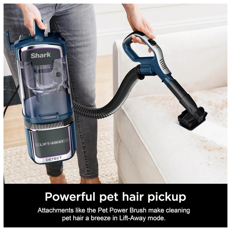 Shark Detect Performance Lift-Away Upright Vacuum, Navy (Certified Refurbished) gallery