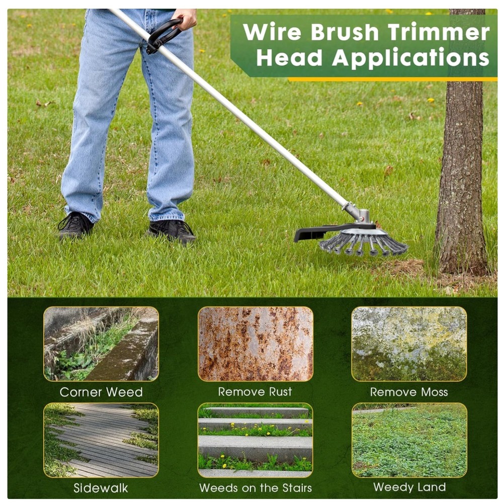 Multi-Purpose Weed Eater Attachment - Durable Construction$