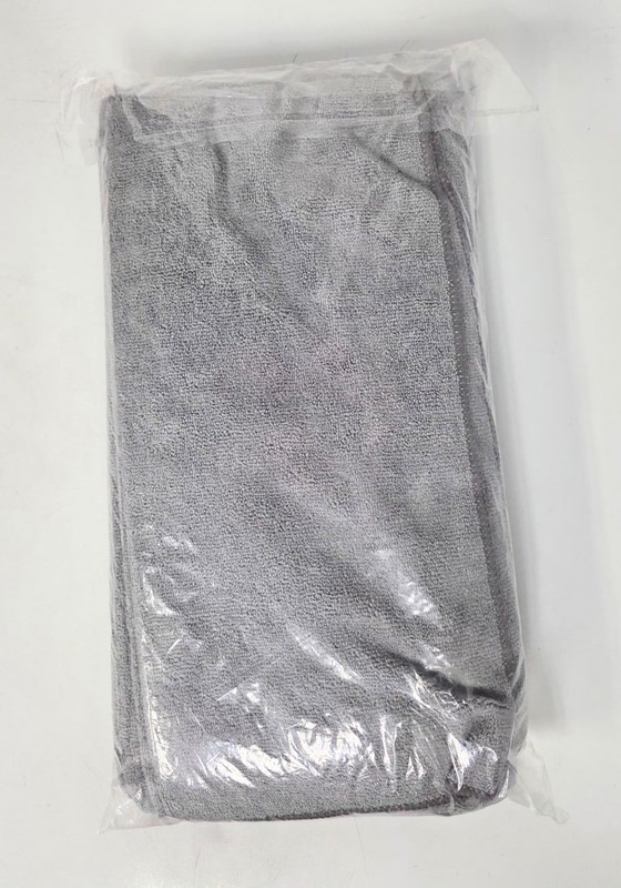 Microfiber Cleaning Cloth | 12 Pack | 16” x 16” | Gray gallery