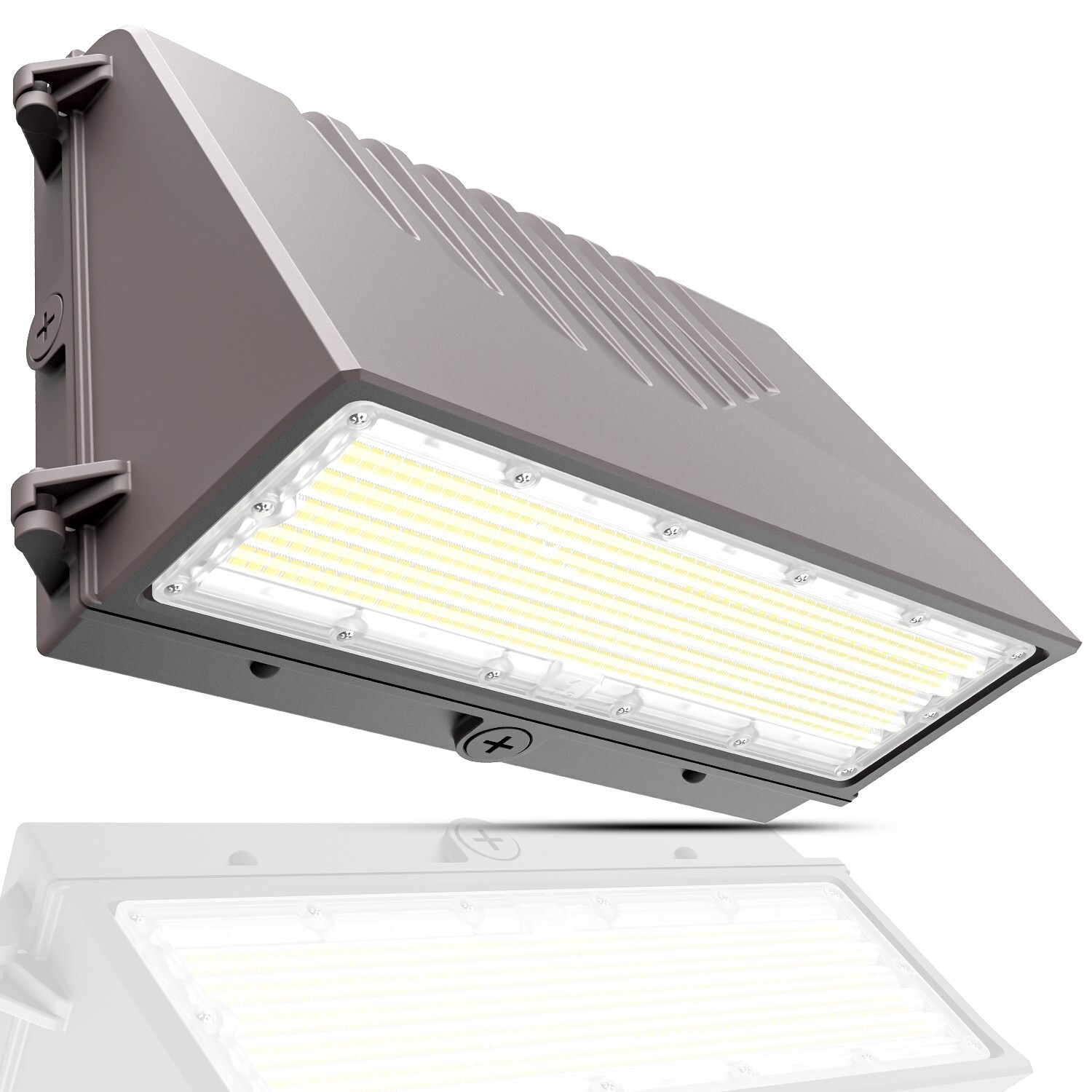 120W/100W/90W/60W Selectable Full Cutoff LED Wall Pack Light with Photocell 3CCT gallery