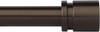 Adjustable 16 to 144 Inch Curtain Rod 1 Inch Diameter Antique Bronze gallery