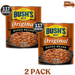 (2 pack) Bush’s Original Baked Beans, Canned Beans, 117 oz Can.Best Price