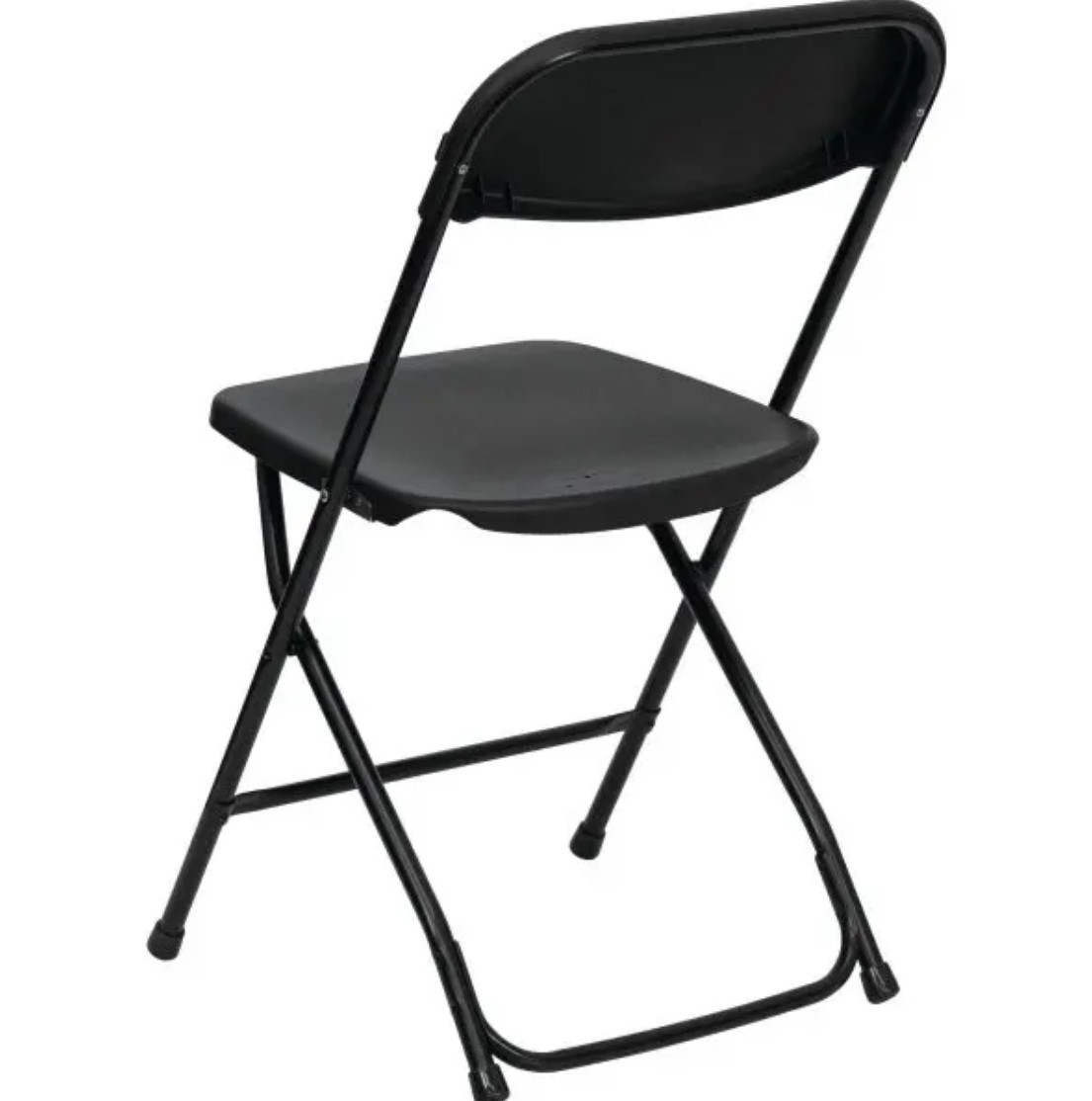 Flash Furniture Hercules 800lb Folding Chair Black Plastic 10 Pack Heavy Duty gallery