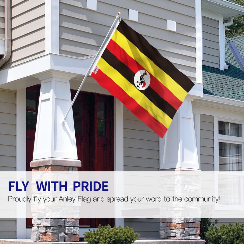 Anley Fly Breeze 3x5 Ft Uganda Flag - Republic of Uganda Flags Polyester gallery