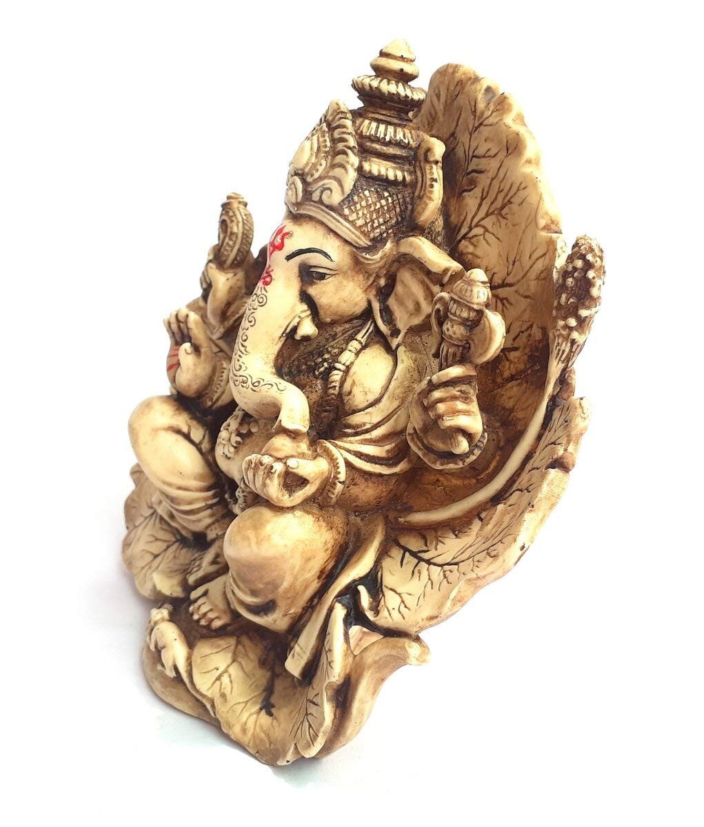 Decorative Resin Lord Ganesha Showpiece Figurine For Home Office Decor gallery