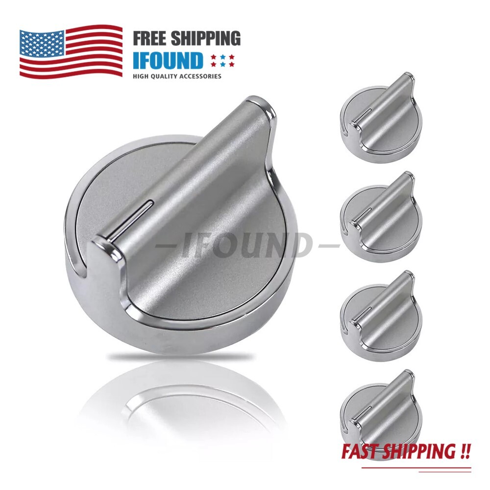 5 Pack New Whirlpool Oven Range Burner Knob WPW10594481 W10594481 gallery