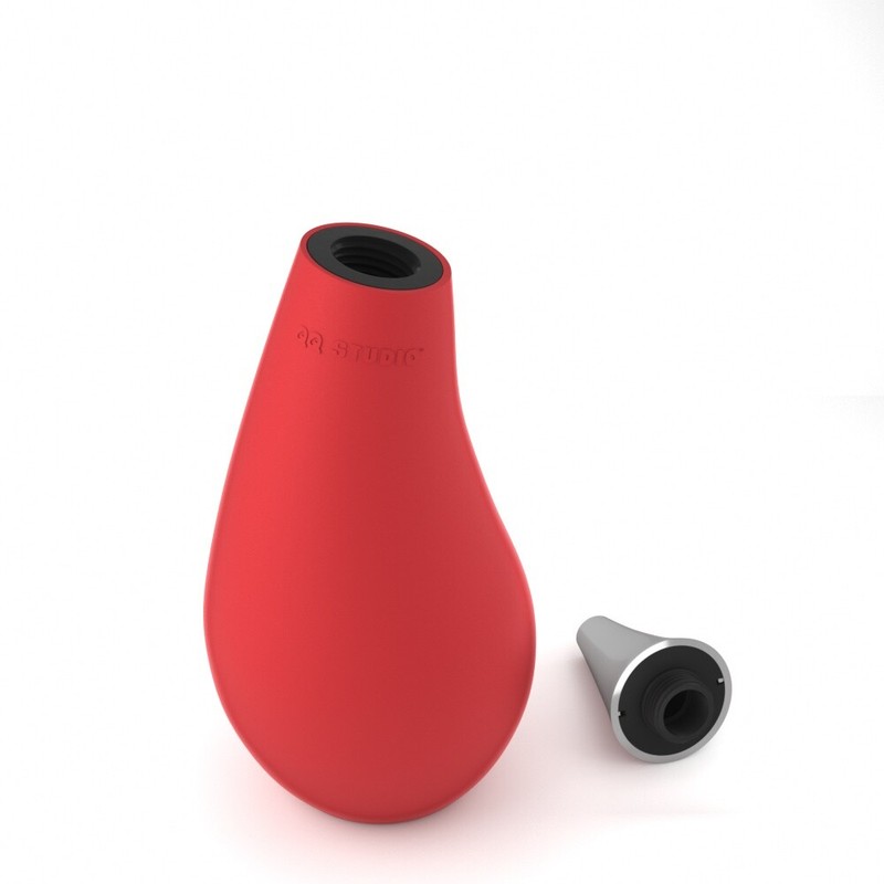 QQ-Studio Red Soft Silicone Squeezable Liquid Hand Soap Wash Dispenser 1pc gallery
