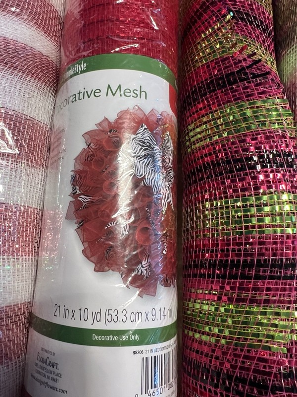 Deco Mesh Wreath Materials Bulk gallery