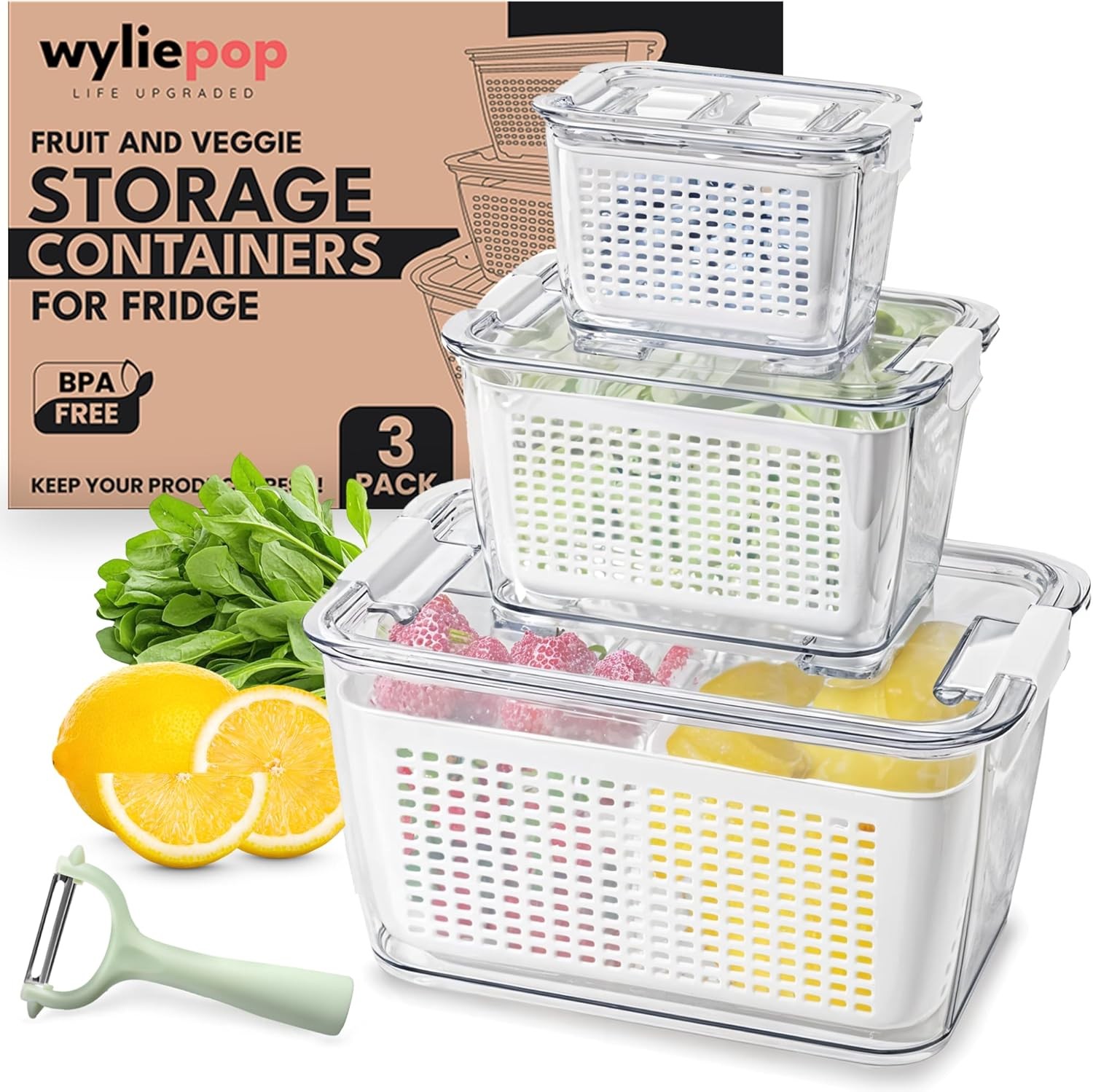 High-end fruit storage box (with vegetable peeler) gallery