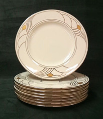 Lenox SAND DUNE PLATINUM Accent Luncheon Plate 9 3/8 Inches
