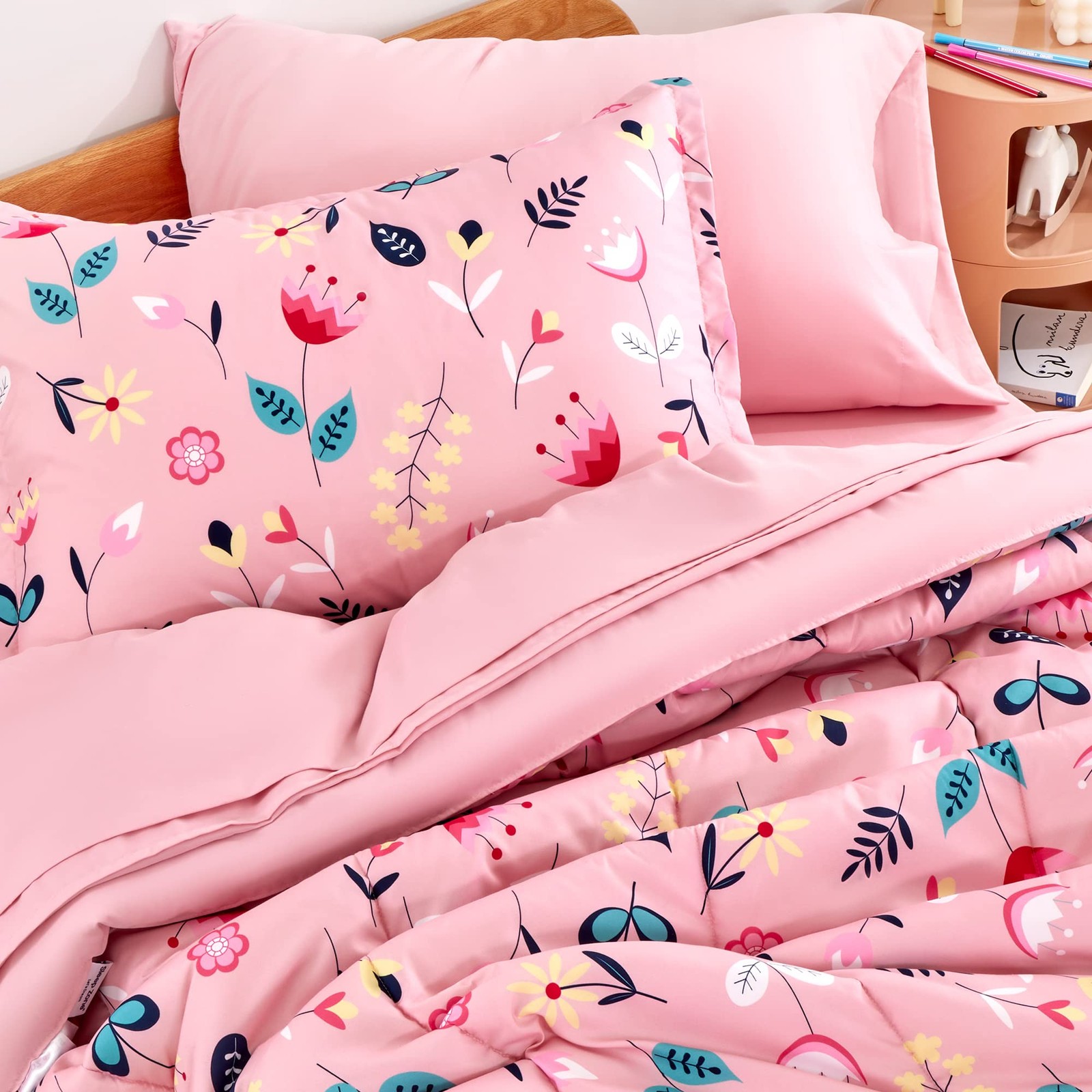Sleep Zone Kids Bedding Comforter Set Full/Queen Size - Super Cute Soft Kids gallery
