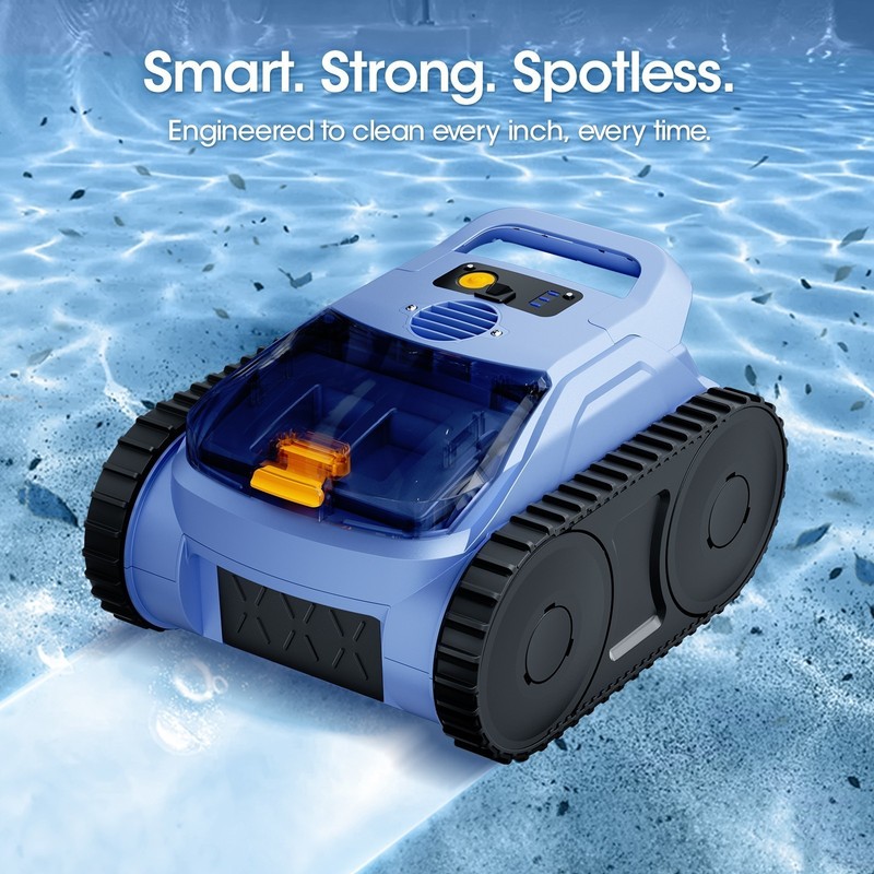 2026 Seauto Automatic Robotic Pool Vacuum Cleaner, Wall Climbing Scrubber Brush gallery