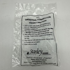 Stanley Universal Connector New In Package 3235 for Wet / Dry Mop Floor Cleaning