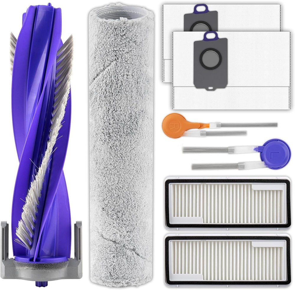 8 Pack Flow Replacement Parts Compatible with Narwal Flow Robot Vacuum Cleaner