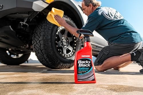 Back-to-Black Satin Tire Dressing, 16 oz. — No-Shine, Matte Finish, Dry gallery