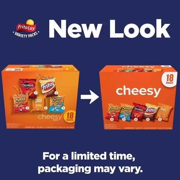 Frito-Lay Cheesy Snack Chips Variety Pack, 18 Count Multipack Box Free Ship. gallery