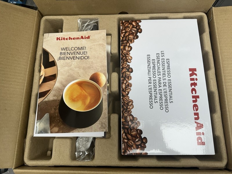 KitchenAid Semi-Automatic espresso machine With Burr Grinder Stainless Steel NEW gallery