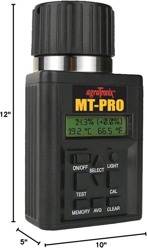 Mt-Pro Portable Moisture Tester for Grain with Digital Meter Readout, Grain Test gallery