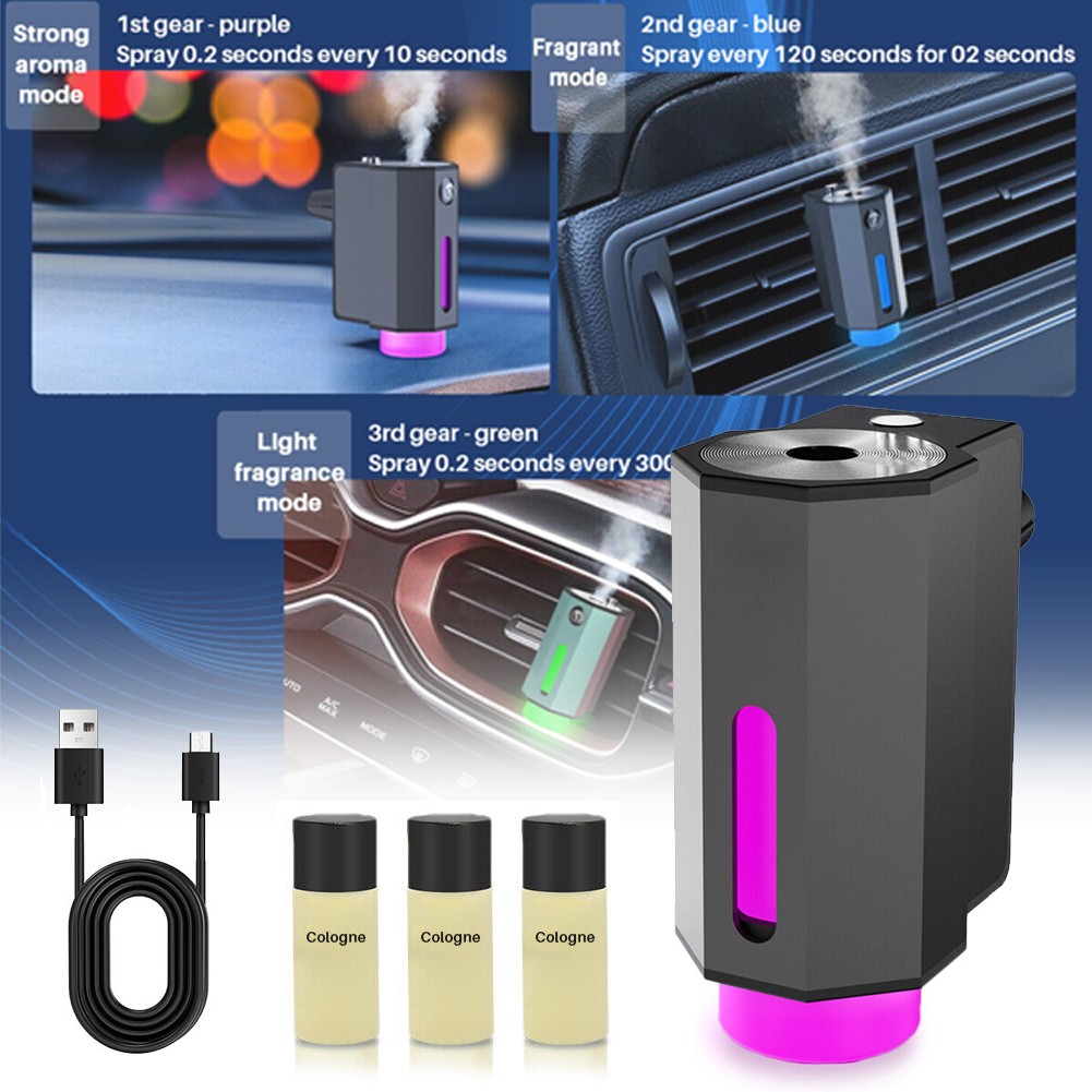 Smart Car Air Freshener Diffuser Car Vent Perfume Aroma Cologne Essential Oil gallery