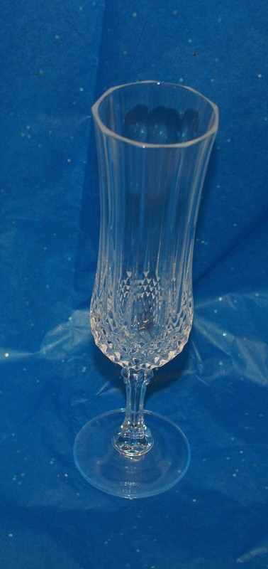Cristal D'Arques Longchamp Stemware Flute Wine Glass Candlestick Ice Tea Crystal gallery