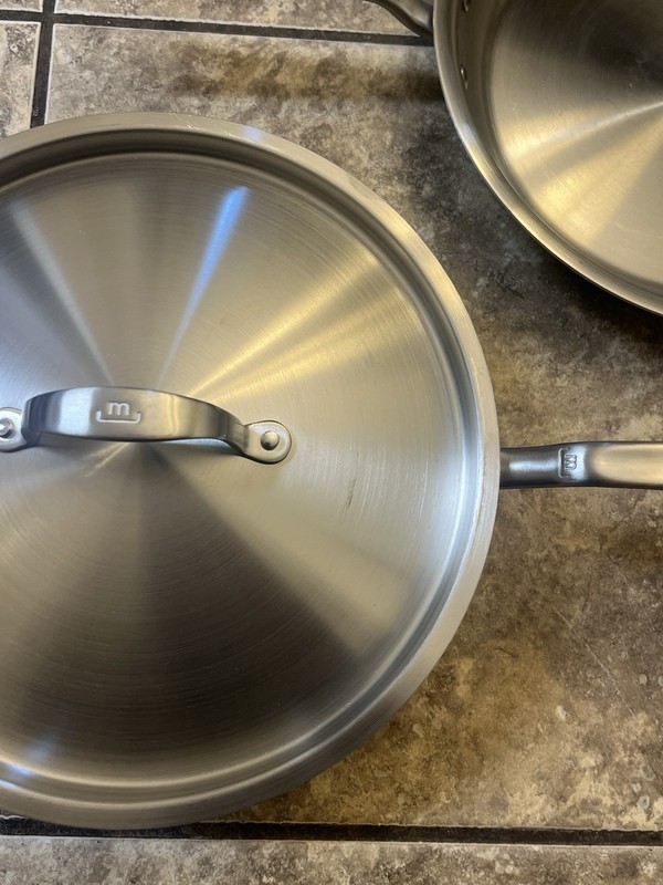 Made In Cookware Stainless Clad Saucier Pot 5QT & 12in Fraying Pan Made-In Italy gallery