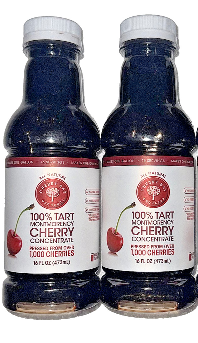 Tart Montmorency Cherry Concentrate (2 Pack 16 Oz Bottle) All Natural Juice NEW gallery