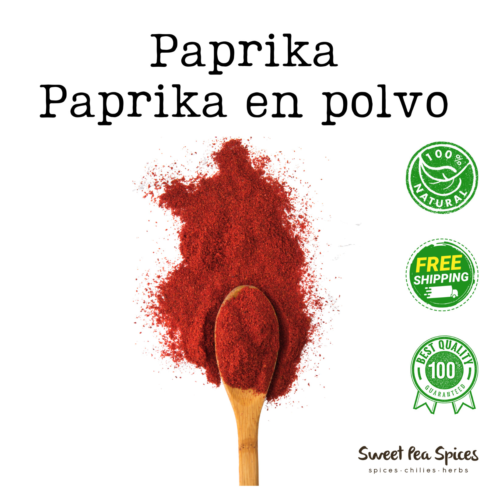 Paprika Powder Mild - All Sizes - Paprika en polvo - Often used in BBQ Marinade gallery