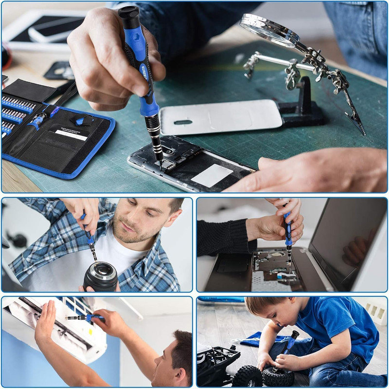 STREBITO Electronics Precision Screwdriver Sets 142-Piece with 120 Bits Magnetic gallery