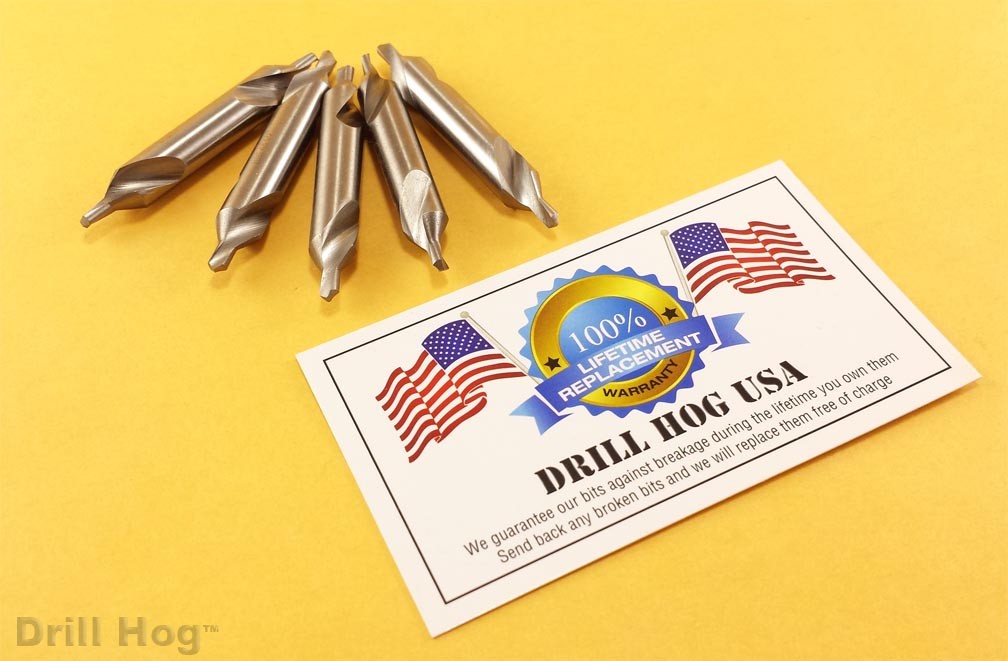 Center Drill Countersink Pilot Bit Lathe 5 Pc Set Lifetime Warranty Drill Hog® gallery
