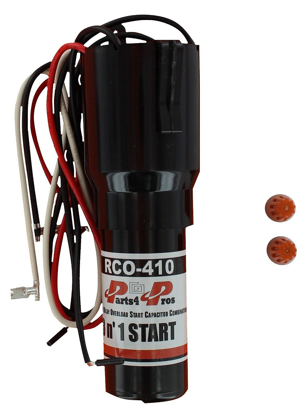RCO410 3 in 1 Relay Hard Start Capacitor Kit For Refrigerator 1/4-1/3 HP 115VAC gallery