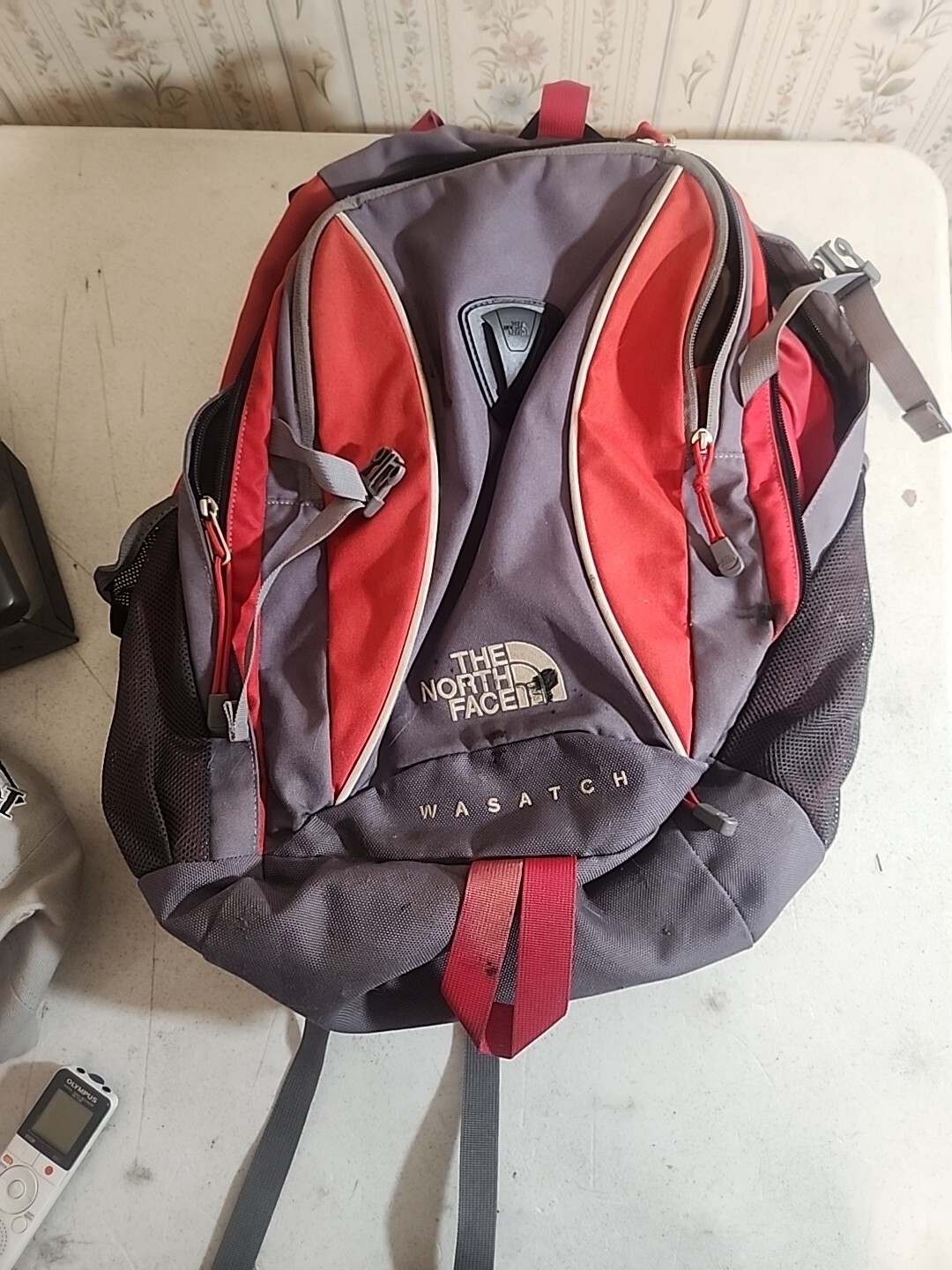 The North Face Wasatch Red  Backpack