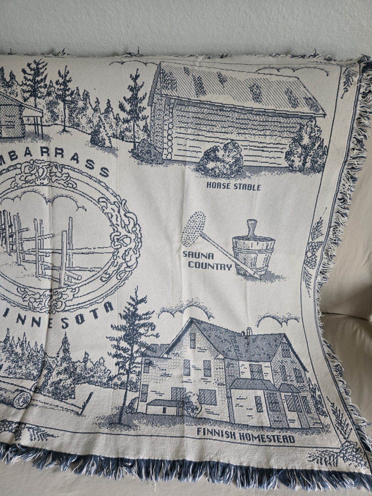 Embarrass Finnish Minnesota Throw Blanket Timber Hall Blanket -64 Below Zero gallery