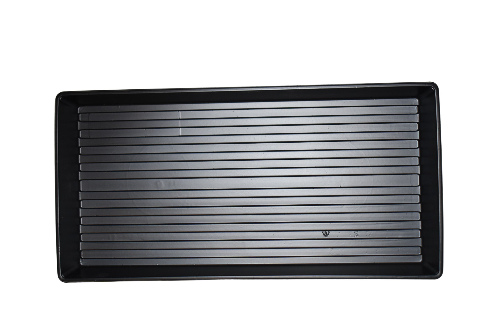 Solid Bottom Trays - No Holes - Black Plastic - Seed Starting Trays - Choose Qty gallery