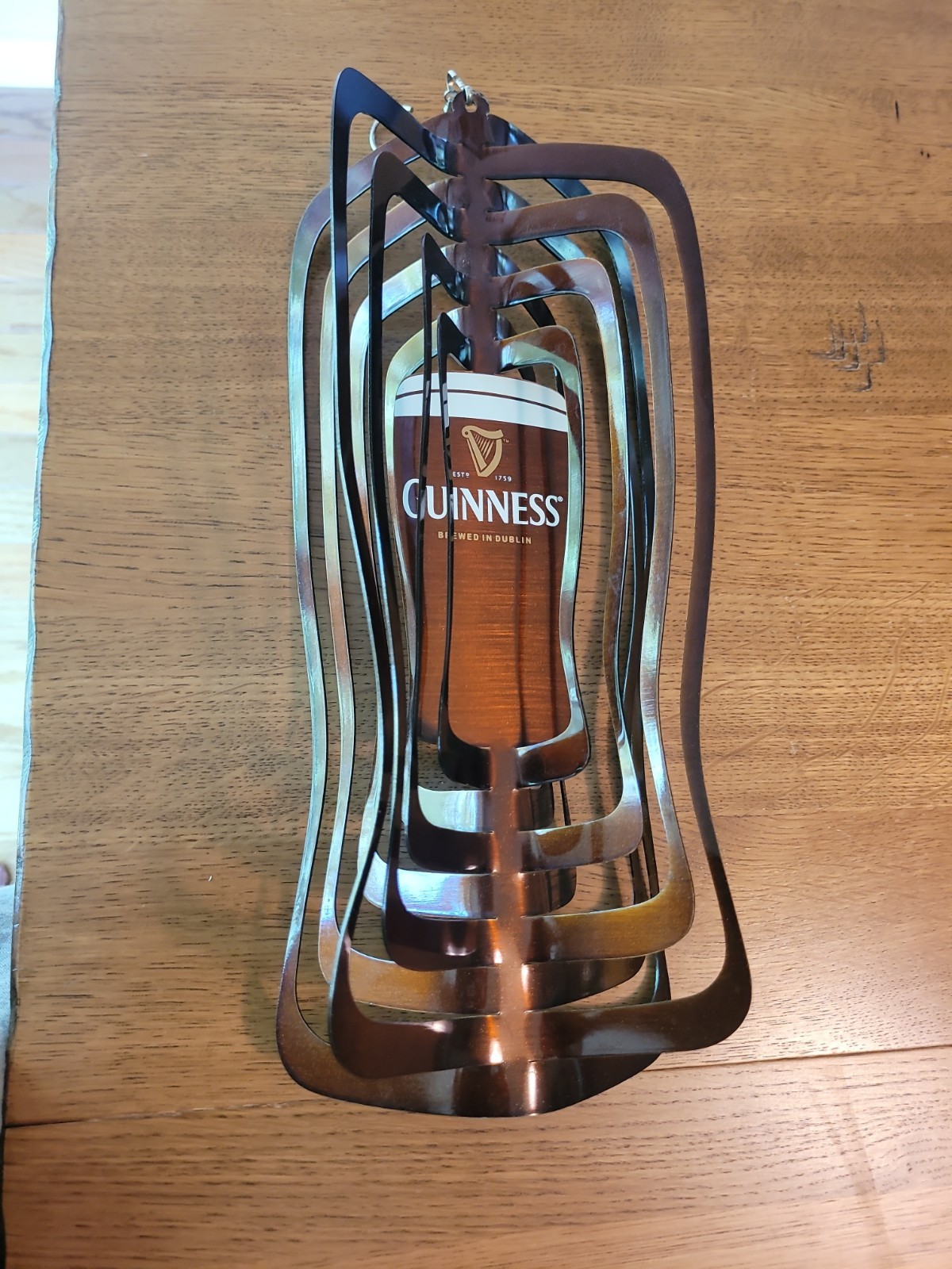 Guinness Metal Wind Spinner. Measures Roughly 13 Inches gallery