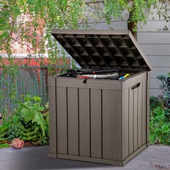 Waterproof Lockable Patio Storage Box with Side Handles