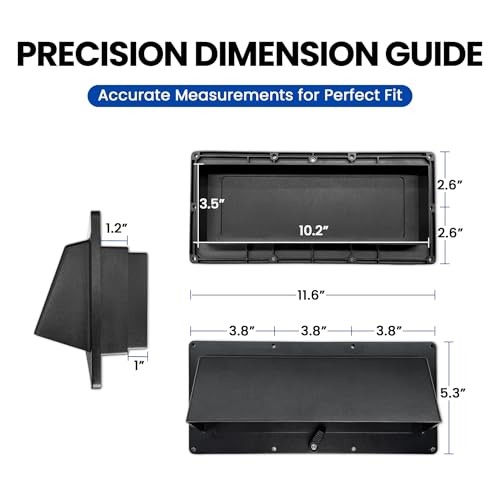 Aluminum RV Vent Guard - Complete Upgrade Kit with Locking Flapper, Black gallery