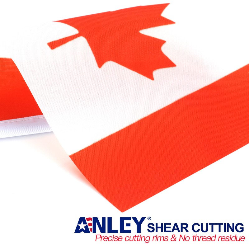 Anley Canada Deluxe Desk Flag Set - 6 x 4 Inches Miniature Canada Desktop Flag gallery