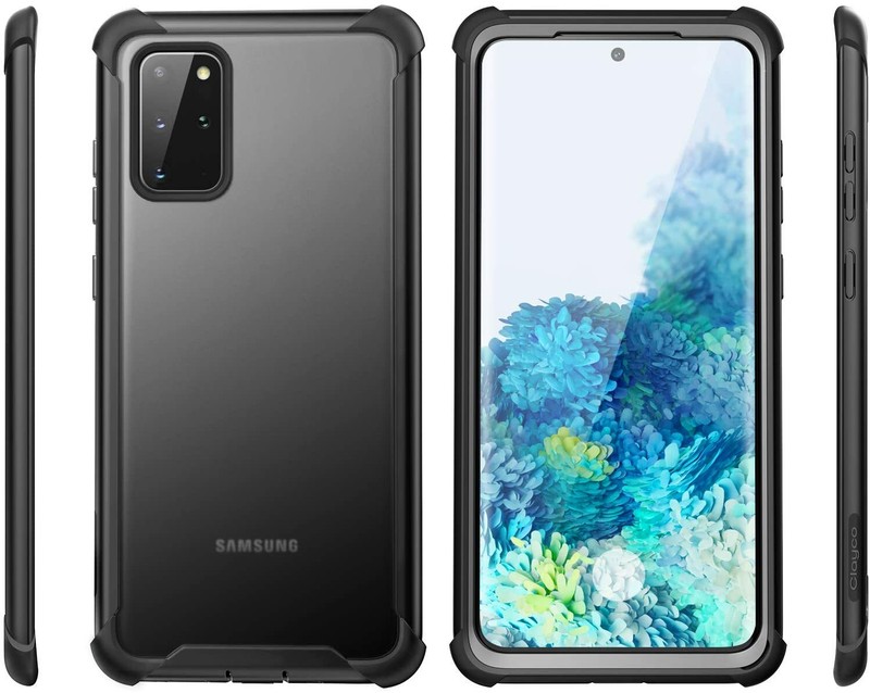 Clayco Full-Body Case Built-in Screen Cover Fingerprint ID for Galaxy S20+ Plus gallery
