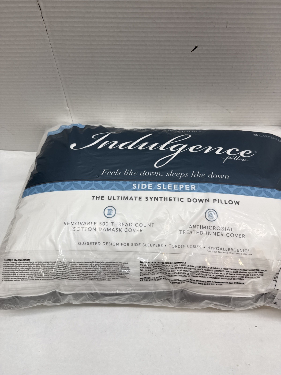 Isotonic Indulgence Synthetic Down Pillow | Side Sleeper (Standard/Queen) New gallery