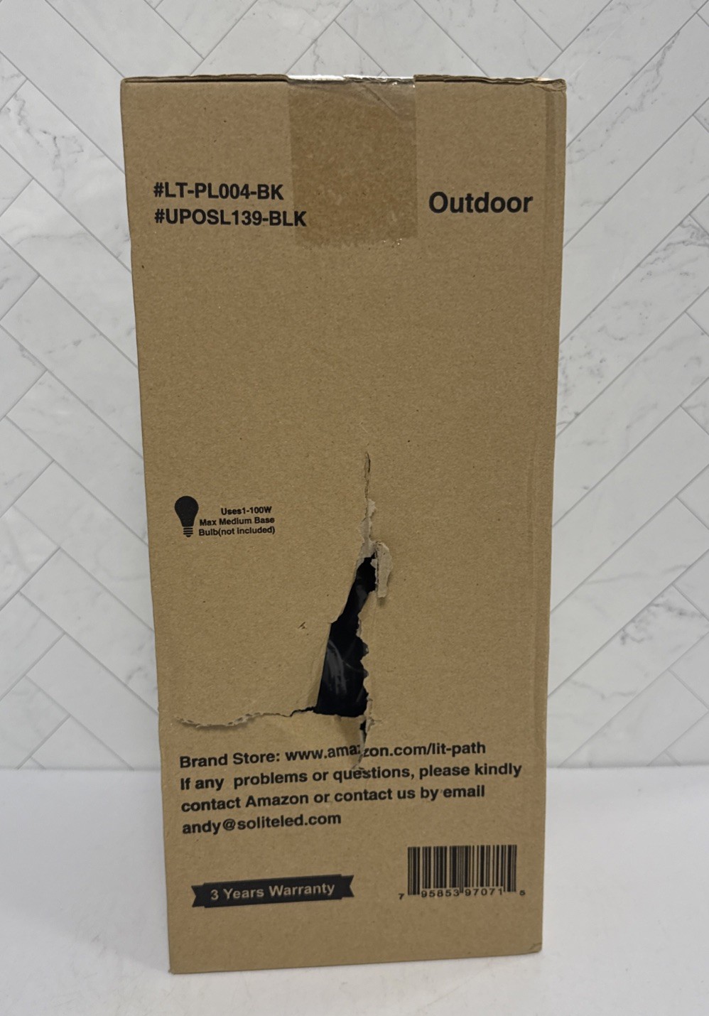 Lit-Path Post Mount Matte Black Finish LT-PL00R-BK Outdoor Wet Location Light gallery