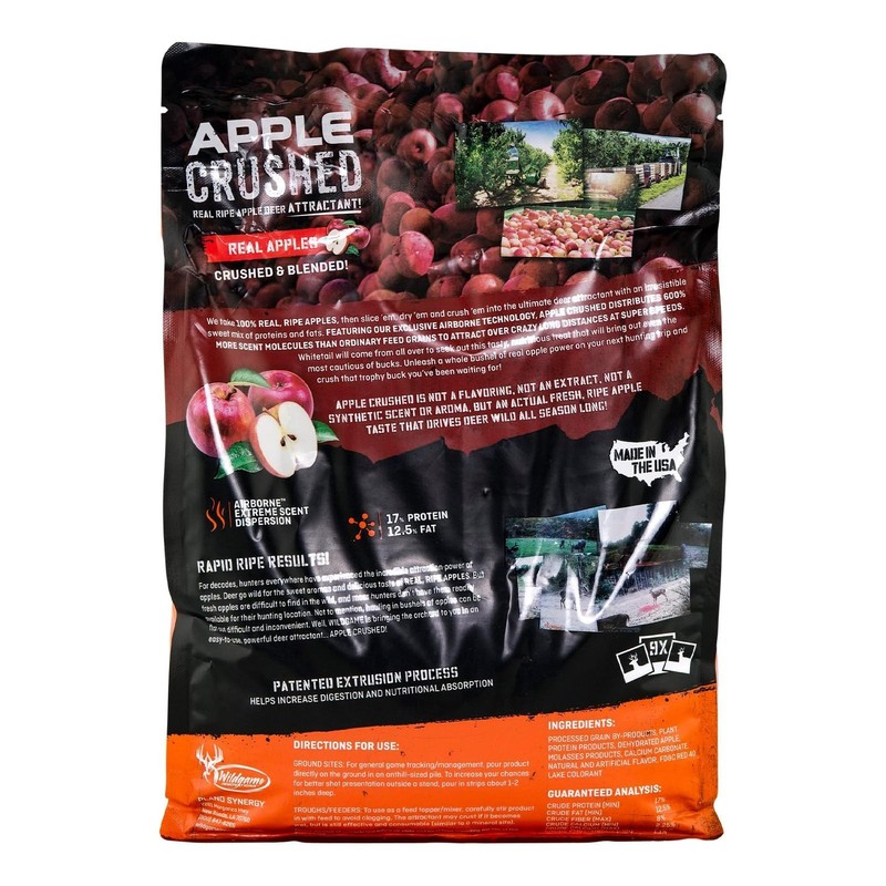 Apple Crushed 5LB Deer Attractant Powerful Long-Lasting Nutrient-Filled gallery