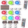 3PACK/6PACK LED Tap Light Push Light 12 RGB Color Wireless Touch Light 80LM USA gallery