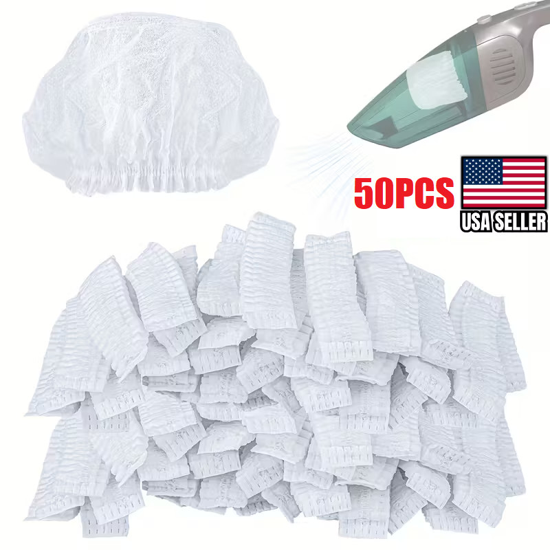 100× Disposable Vacuum Cleaner Filter Mesh Elastic Non-Woven Fabric Filter Cover gallery