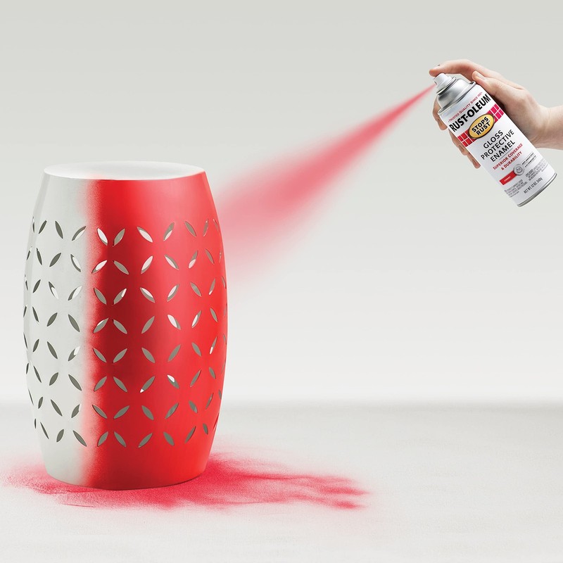 Rust Oleum Stops Rust 12 Ounce Cherry Gloss Protective Enamel Spray Paint gallery