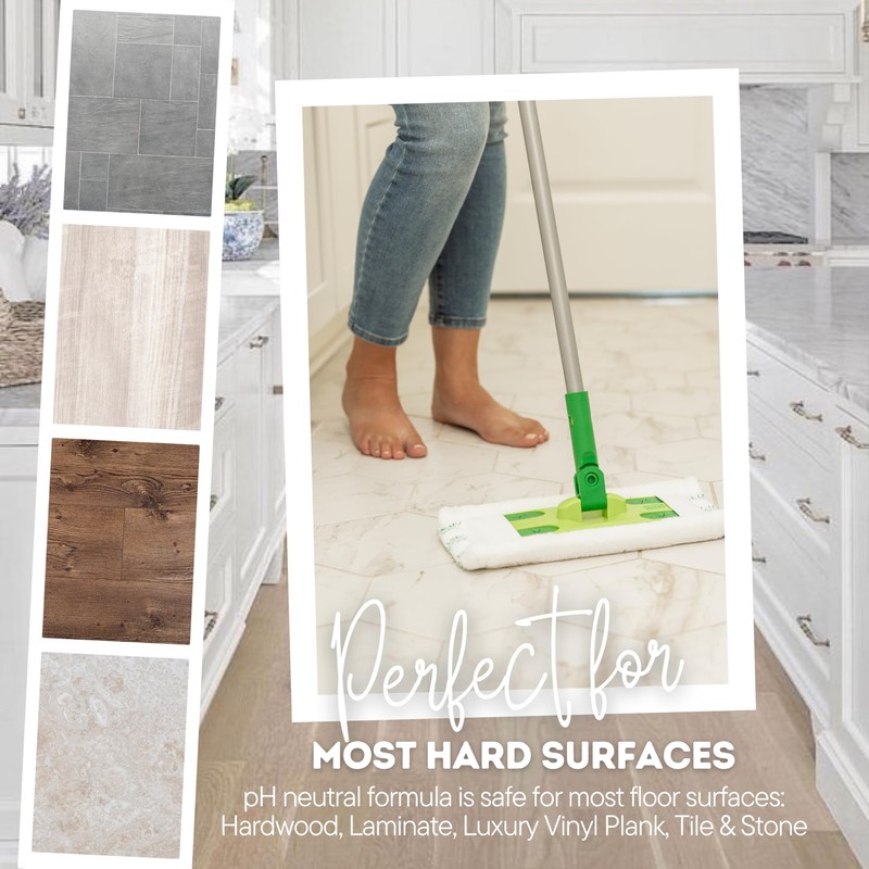 Quick Shine Multi Surface Floor Finish 27oz Pack of 2 Safe for Hardwood Vinyl... gallery