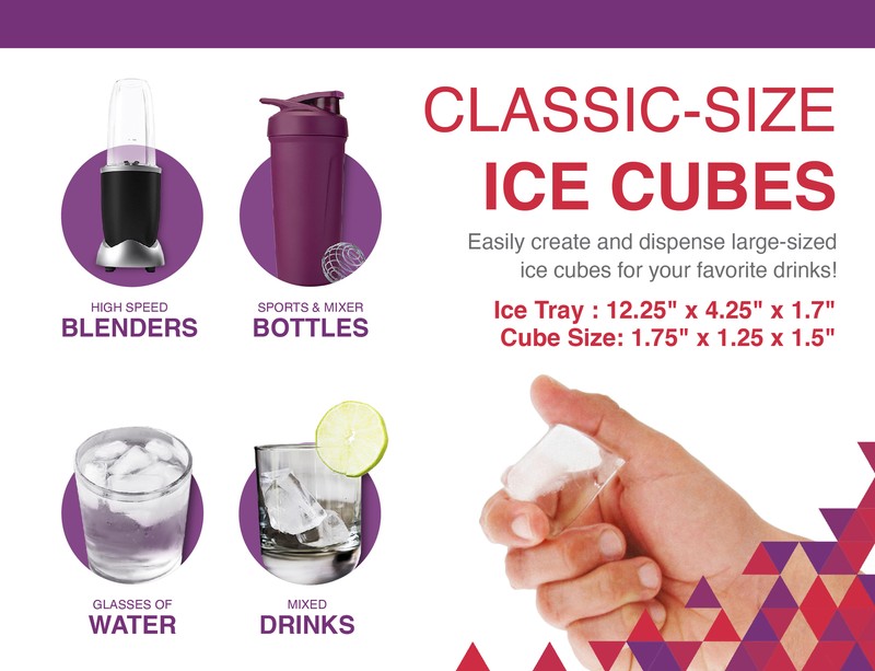 Arrow Ice Cube Trays, 3pk - Easy Release Large Ice Cube Trays for any Drink gallery